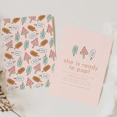 Sie ist bereit zum Pop Summer Popsicle Baby Dusche Einladung