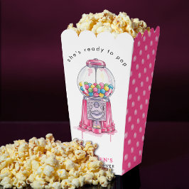 Sie ist bereit zum Pop von Bubblegum Pink Girl Bab Geschenkschachtel