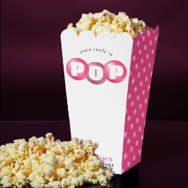 Sie ist bereit zum Pop von Bubblegum Pink Girl Bab Geschenkschachtel