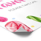 Sie ist bereit zum Pop von Kinderduschfavors Poster (Ecke)