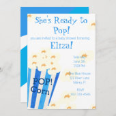 Sie ist bereit zum Pop von Mais Einladung (Vorne/Hinten)