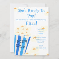 Sie ist bereit zum Pop von Mais