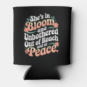 Sie ist blühend und stört sich nicht und dosenkühler (Vorderseite)