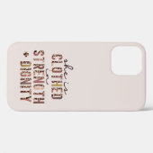 Sie ist Christlich in Stärke und Würde bekleidet Case-Mate iPhone Hülle (Rückseite (Horizontal))