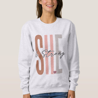 Sie ist Christlich stark von Boho Sweatshirt