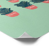 "Sie ist dankbar für langsames und stetiges Wachst Poster (Ecke)