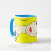 Sie ist das blonde Baby - das mit blauen Augen Tasse (Vorderseite Links)