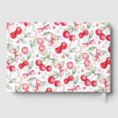 Sie ist das Cherry on Top Baby Shower Guest Book Gästebuch (Rückseite)