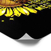 Sie ist das Leben selbst wild und frei wunderbar Poster (Ecke)