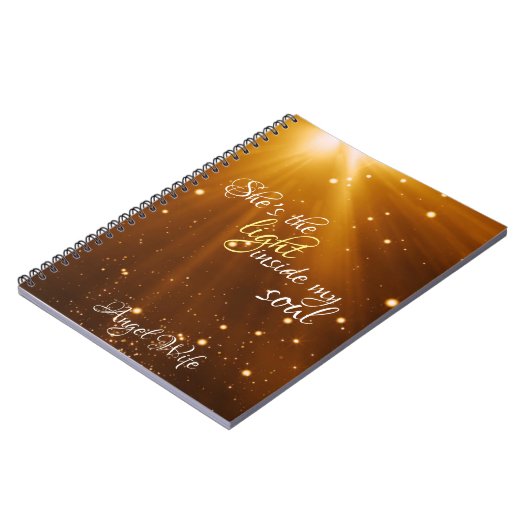 Sie ist das Licht in meinem Soul-Notebook Notizblock (Linke Seite)