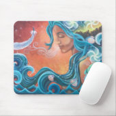 Sie ist das Meer Mousepad - ursprüngliche Malerei (Mit Mouse)
