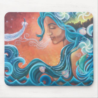 Sie ist das Meer Mousepad - ursprüngliche Malerei