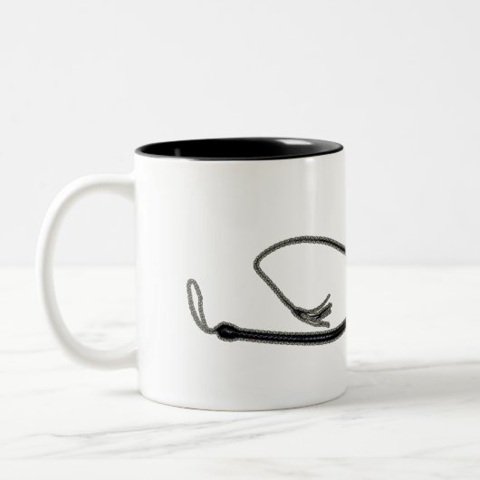 SIE ist DER CHEF! Zweifarbige Tasse (Links)