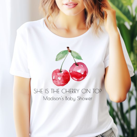 Sie ist der Cherry on Top Baby Shower T - Shirt