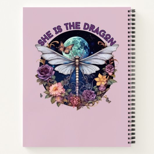 Sie ist der Drache Notizblock (Rückseite)