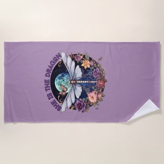 Sie ist der Drache Strandtuch (Vorderseite)