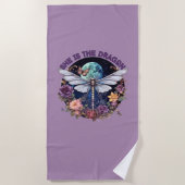 Sie ist der Drache Strandtuch (Vorderseite)