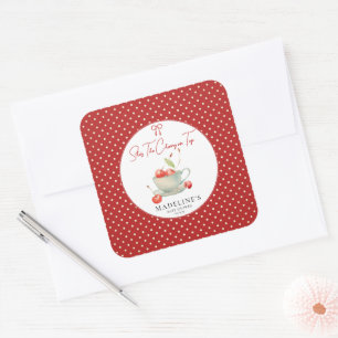 Sie ist die Cherry auf dem Top Baby Shower Sticker