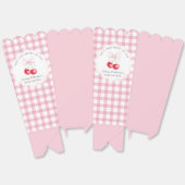 Sie ist die Cherry auf der rosa Bow Babydusche Geschenkschachtel (Ungeklappt)