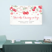 Sie ist die Cherry auf Top Baby Shower Banner (Messeveranstaltung)