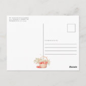 Sie ist die Cherry On Top Baby Duwer Einladung Postkarte (Rückseite)