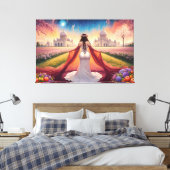 Sie ist die Führerin Leinwanddruck (Insitu (Schlafzimmer))