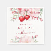 Sie ist die Kirsche auf dem Brautparty der Oberbog Serviette (Vorderseite)