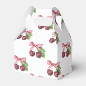 Sie ist die Kirsche auf der Babydusche Geschenkschachtel (Vorderseite)