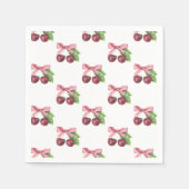 Sie ist die Kirsche auf der Babydusche Serviette (Vorderseite)