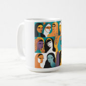 Sie ist die Revolution Kaffeetasse (Vorderseite Links)