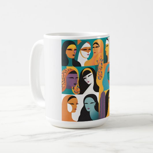 Sie ist die Revolution Kaffeetasse (Vorderseite Links)