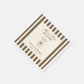Sie ist ein bisschen älter Coffee Martini Geburtst Serviette (Ecke)