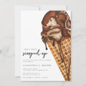 Sie ist ein Brautparty Einladung (Vorderseite)