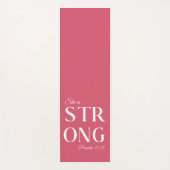 Sie ist ein Christliches Zitat Yogamatte (Vorderseite)