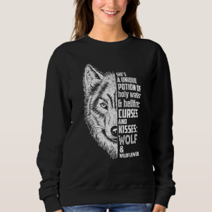 Sie ist ein einzigartiger Tropfen heiligen Wassers Sweatshirt