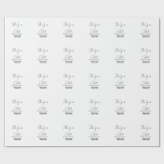 Sie ist ein Fang Champagnerflasche Junggesellinnen Geschenkpapier