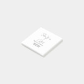 Sie ist ein Fang Champagnerflasche Junggesellinnen Post-it Klebezettel (angewinkelt)