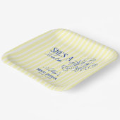 Sie ist ein Fang Hummer Strandle Hochzeitsparty Pappteller (Gewinkelt)