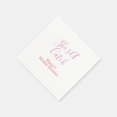 sie ist ein Fang Junggesellinnen-Abschied Name Dat Serviette (Ecke)