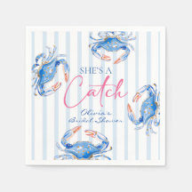 Sie ist ein Fang Preppy Coastal Crab Junggesellinn