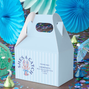 Sie ist ein Fang Sommer Küsten-Junggesellinnenabsc Geschenkschachtel
