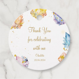 Sie ist ein Gem Birthday Crystals Girl's Aquarell Geschenkanhänger