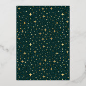 Sie ist ein Gem Crystals Gemstone Geology Kind Geb Folieneinladung (Rückseite)