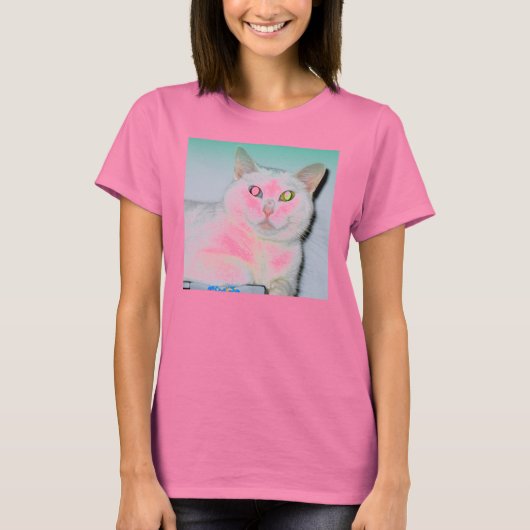 Sie ist ein grauer Gal T-Shirt (Vorderseite)