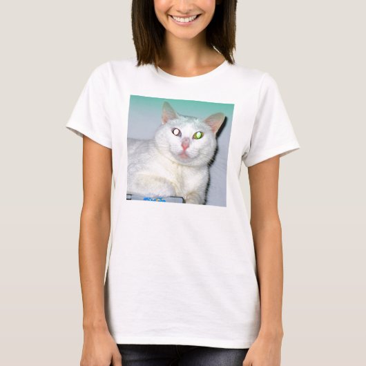 Sie ist ein grauer Gal T-Shirt (Vorderseite)