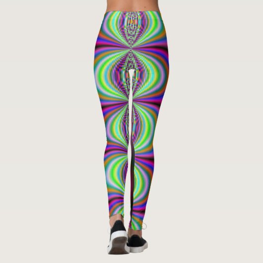Sie ist ein Regenbogen Leggings (Rückseite)