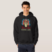 Sie ist ein schlechter Momma Llama Animal Niedlich Hoodie (Vorne ganz)