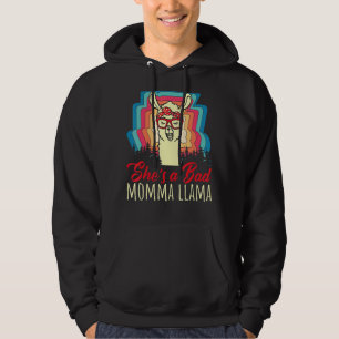 Sie ist ein schlechter Momma Llama Animal Niedlich Hoodie