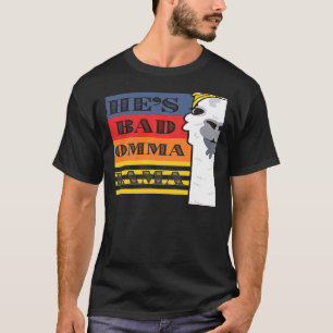 Sie ist ein schlechter Momma Llama für weibliches  T-Shirt