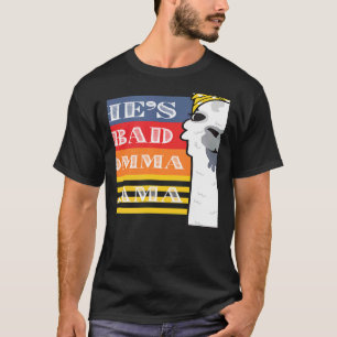 Sie ist ein schlechter Momma Llama für weibliches T-Shirt